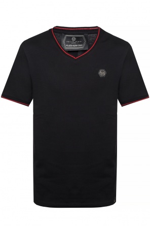 T-shirt with logo plaque, zdjęcie 1 T-shirt with logo plaque od Philipp Plein